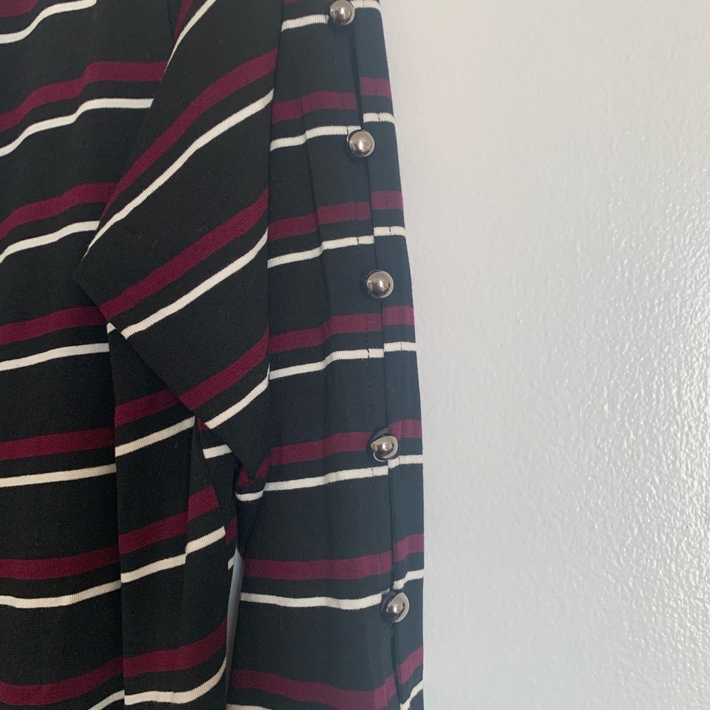 Short sleeve striped summer top